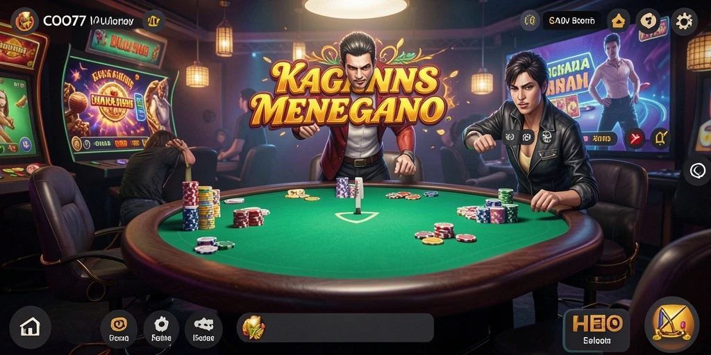Tangkapan layar gameplay <strong>COO77</strong> menunjukkan keseruan permainan kasino yang menarik.