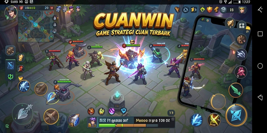 Tampilan gameplay menarik dari CUANWIN dengan elemen SLG yang mendalam.