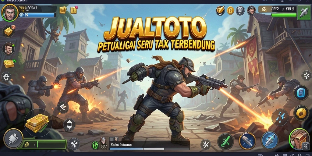 Tampilan gameplay seru JUALTOTO saat pertarungan berlangsung.