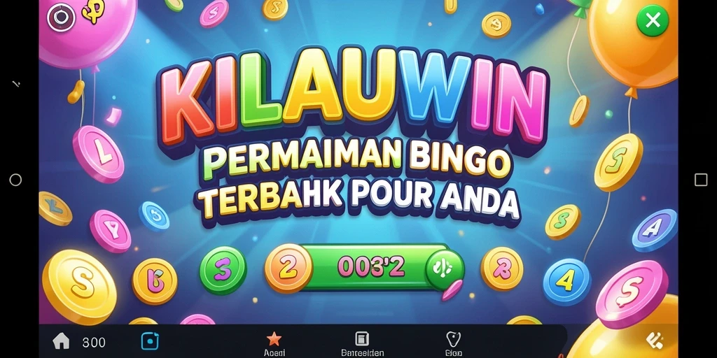 Tampilan gameplay Bingo di KILAUWIN yang seru dan menarik.