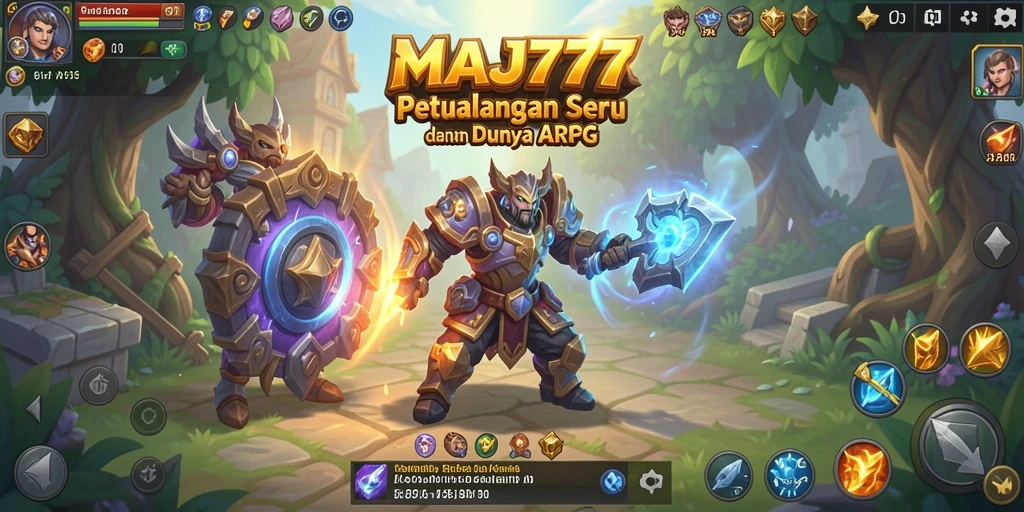 Tampilan gameplay seru di MAJ777 menunjukkan pertarungan dinamis.