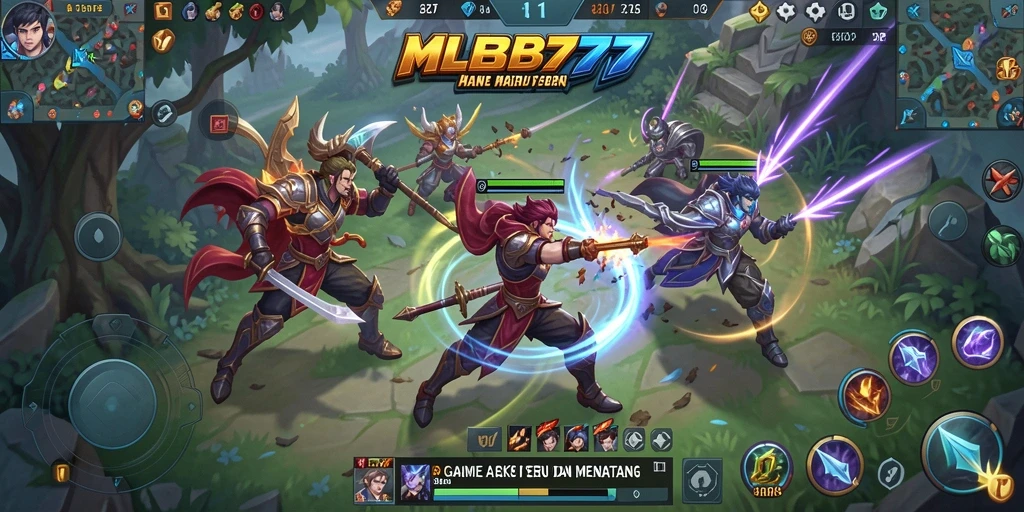 Tampilan gameplay seru dan memukau dari MLBB777.