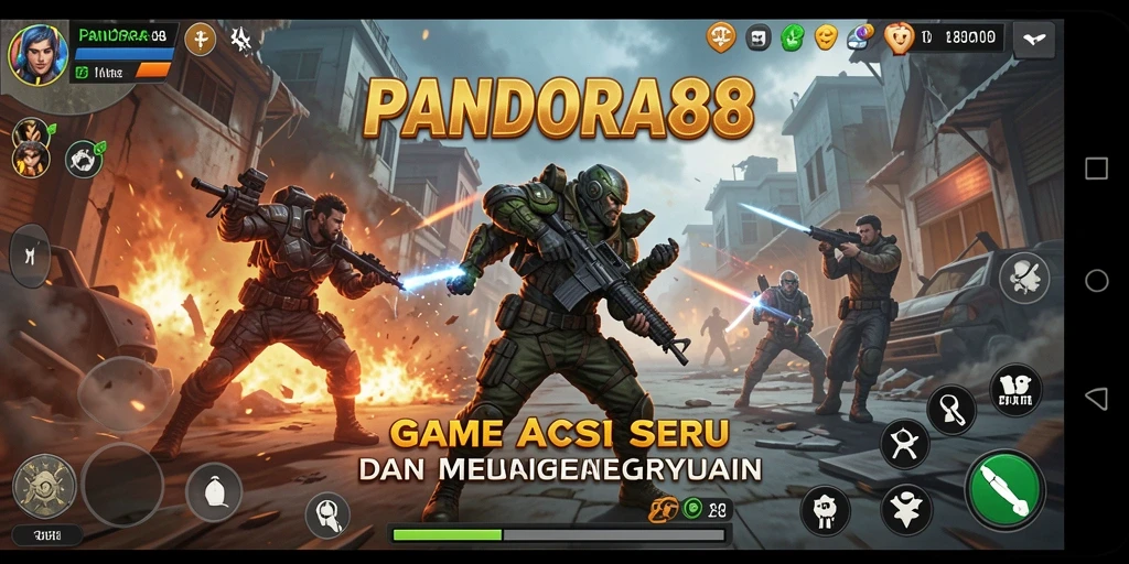 Gameplay mendebarkan saat bertarung di PANDORA88.