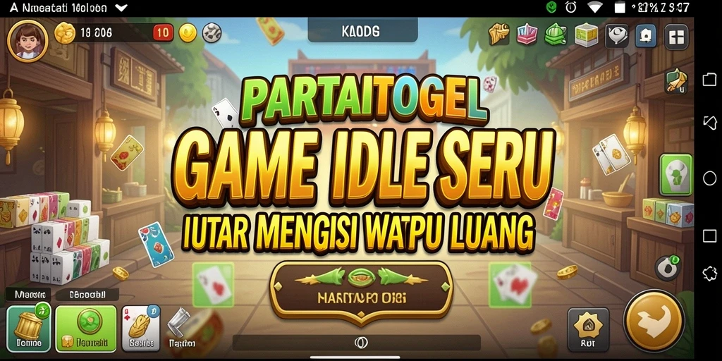 Screenshot utama PARTAITOGEL menampilkan keseruan gameplay Idle yang menghibur.