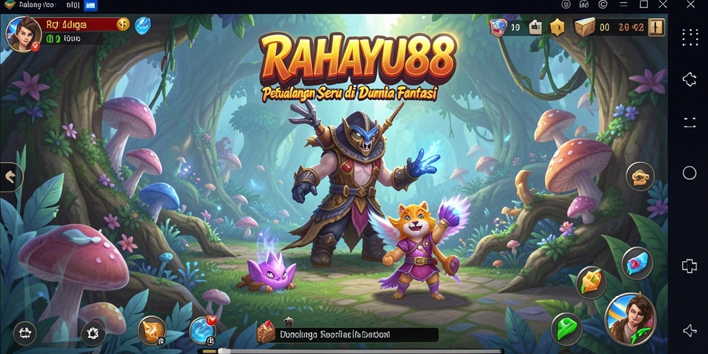 Tampilan gameplay RAHAYU88 dengan petualangan seru.