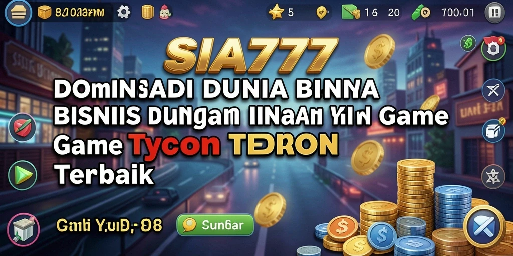 Screenshot gameplay SIA777 menampilkan pengelolaan bisnis yang mendalam.