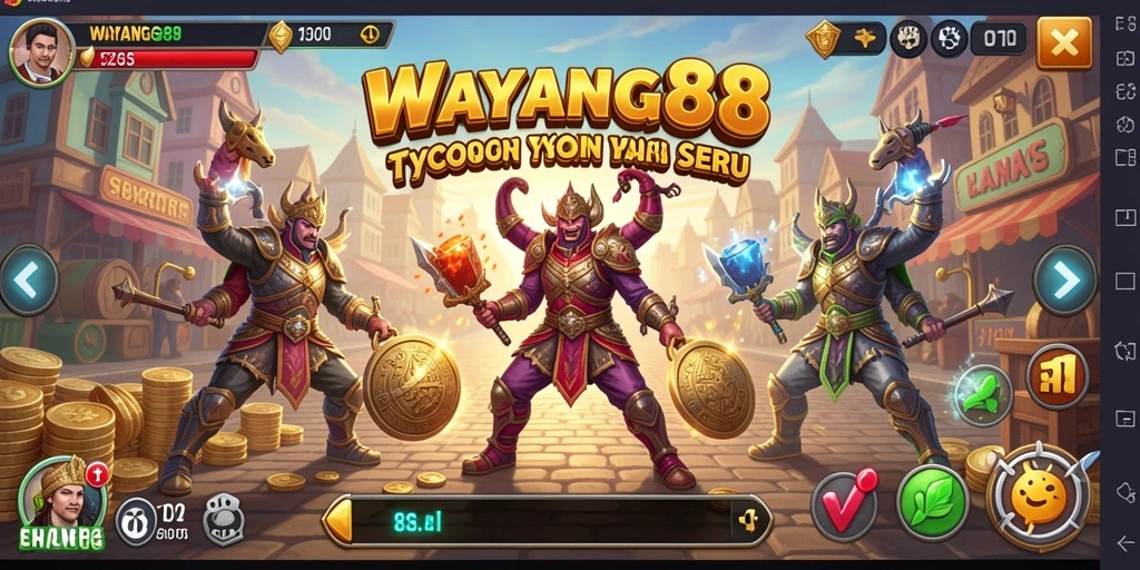 Screenshot menampilkan gameplay Tycoon yang mendebarkan dan strategis.